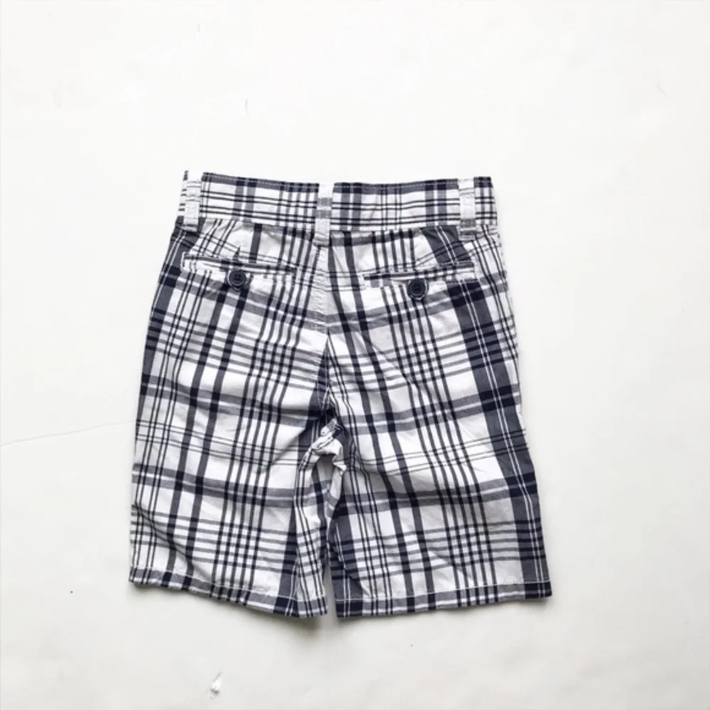 Gymboree navy/white plaid shorts EUC 2T